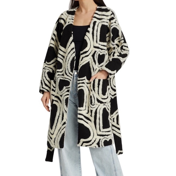 FARM Rio Sweaters - NWT FARM Rio Fleece Coat Cardigan Size S